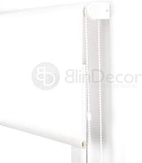 Blindecor Roller Blind Transparent Smooth 160 x 175 cm White