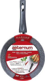 Aeternum, Madame Petravera 3.0, Non-Stick Frying Pan, Ideal for Induction Grey