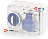 ROSI Interlocked socket, grey/blue