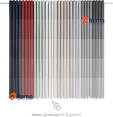 Blumtal Set of 2 Blackout Curtains Elegant Curtains w/ Eyelets Anthracite 245 cm