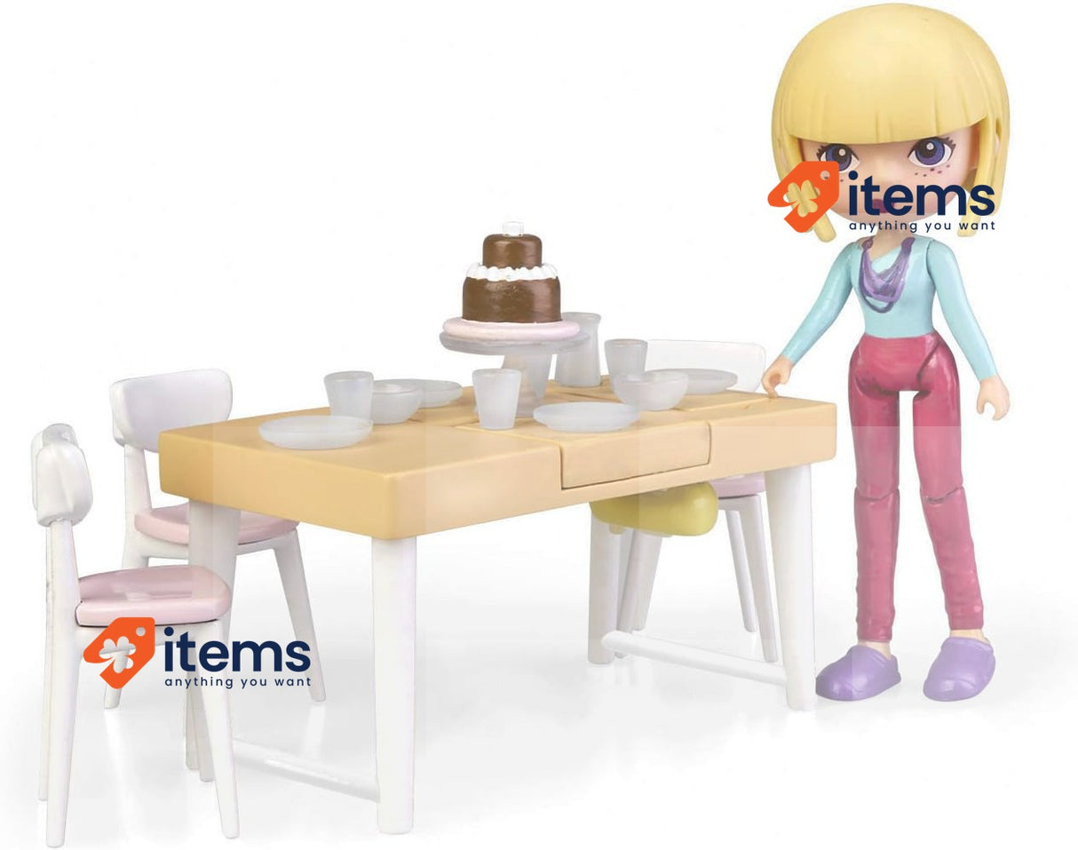 Mymy City Living Room Toy Furniture Set Accessories Figure Famous Doll S House
