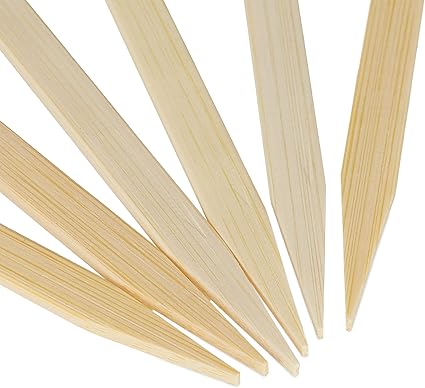 Relaxdays 10028727 Skewers Set, Pack of 250, Each 30cm Long