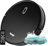 Venga! VG RVC 3000 BK Robot Vacuum Cleaner with Easy-to-Use Black