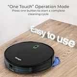 Venga! VG RVC 3000 BK Robot Vacuum Cleaner with Easy-to-Use Black