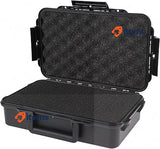 MAX Airtight Suitcase with High Density Cubed Sponge
 Black 316 x 195 x H53 mm