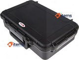 MAX Airtight Suitcase with High Density Cubed Sponge
 Black 316 x 195 x H53 mm