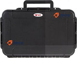 MAX Airtight Suitcase with High Density Cubed Sponge
 Black 316 x 195 x H53 mm