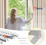 MIULEE Modern Blackout Curtains 2 Panels 55x102 Inch Curtain Thermal Insulated