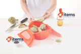 Lékué Deep Steamer Case Kit+Recipe Book Red Healthy And Fast Steaming Hondo Fork