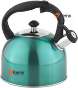 Amazon Basics Stainless Steel Kettle, 2.3 litres, Teal