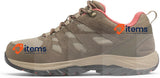 Columbia Women's Redmond 3 Low Rise And Hiking Shoes Pebble X Red Coral 39 EU