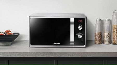 Samsung MS23F300EEK Superficie piana Solo microonde 23 L 800 W Nero