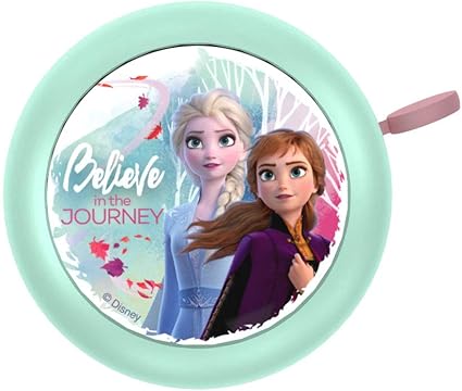 DISNEY Frozen II Children's Bicycle Bell, Girls, Turquoise, 5.5 cm