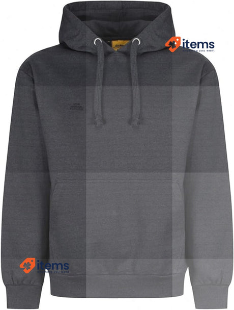 Iron Mountain Mens Soft Fleece Pullover Hooded Hoodie Charcoal Marl M