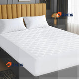 Utopia Bedding Quilted Mattress Protector Pad 22 x 190 + 38 cm White Breathable