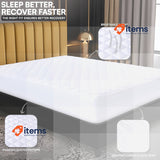 Utopia Bedding Quilted Mattress Protector Pad 22 x 190 + 38 cm White Breathable
