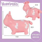 Hoppimals T-TFF-NN138 COW Tootiny Space Hopper Toy, 1 Year and Up, Pink