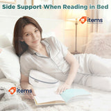 Dioxide Memory Foam Orthopaedic Leg Pillow For Sleeping On Side Better Sleep