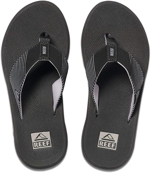 Reef Phantom II Men's Beach Flipflop Synthetic Black 48 EU