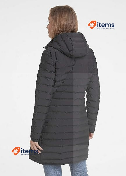 Helly Hansen Women's Mono Material Warm Insulator Long Coat / Jacket, Size XS