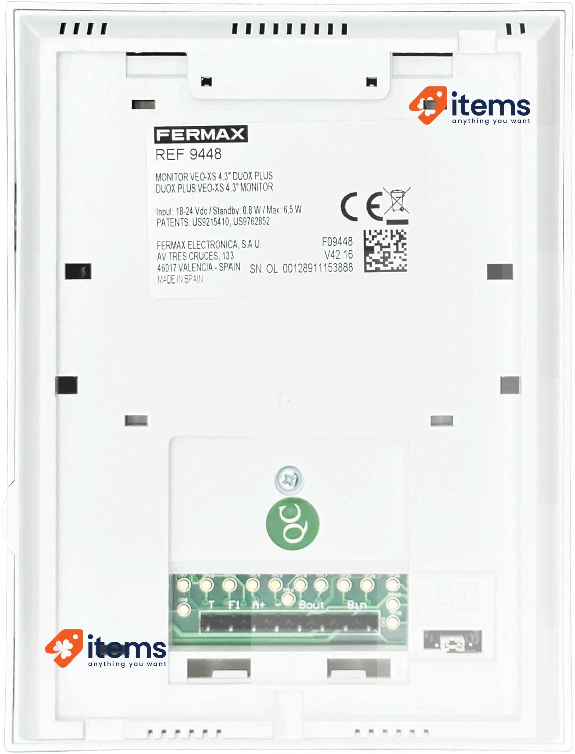 FERMAX Video Intercom White 1L 100 W XS Veo-XS Multicoloured City WiFi DUOX Plus