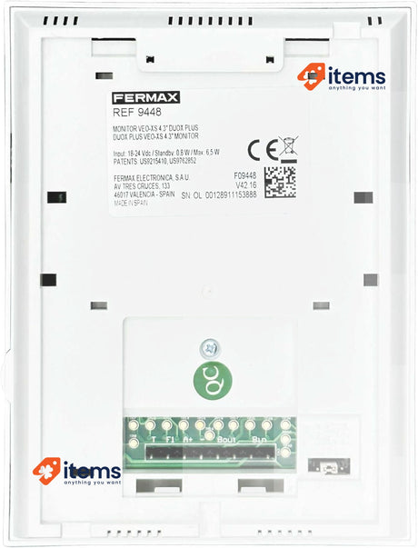 FERMAX Video Intercom White 1L 100 W XS Veo-XS Multicoloured City WiFi DUOX Plus