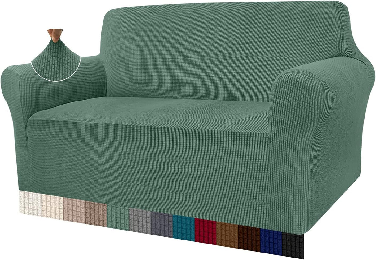 Granbest High Stretch Sofa Cover Modern Sofa Green