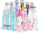 Hutigertech Stainless Steel Water Bottle Vacuum Insulated Metal Hours Hot 350ml