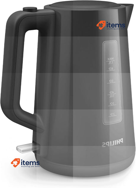Philips Electric Kettle LED Black Cup Indicator Capacity 1.7L 2200W