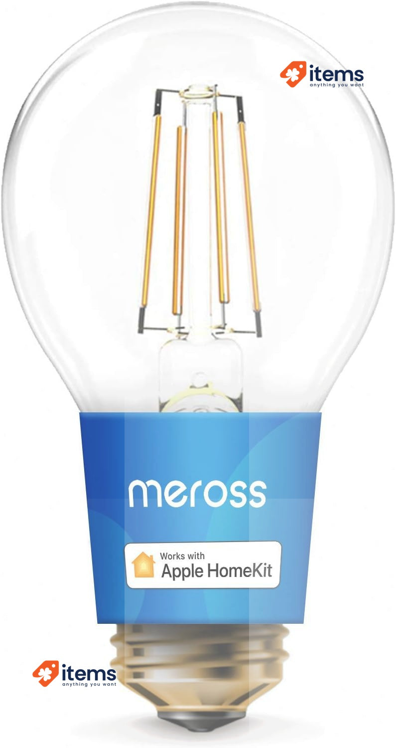 Meross WLAN Edison Vintage Light Bulb Works with Apple HomeKit Light