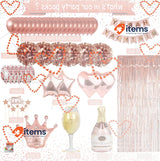 Rose Gold Birthday Party Supplies Decoration "Happy Birthday" Banner / Sign