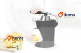 Princess Citrus Juicer - Citrus Press with 2 Press Cones — Black — 201857