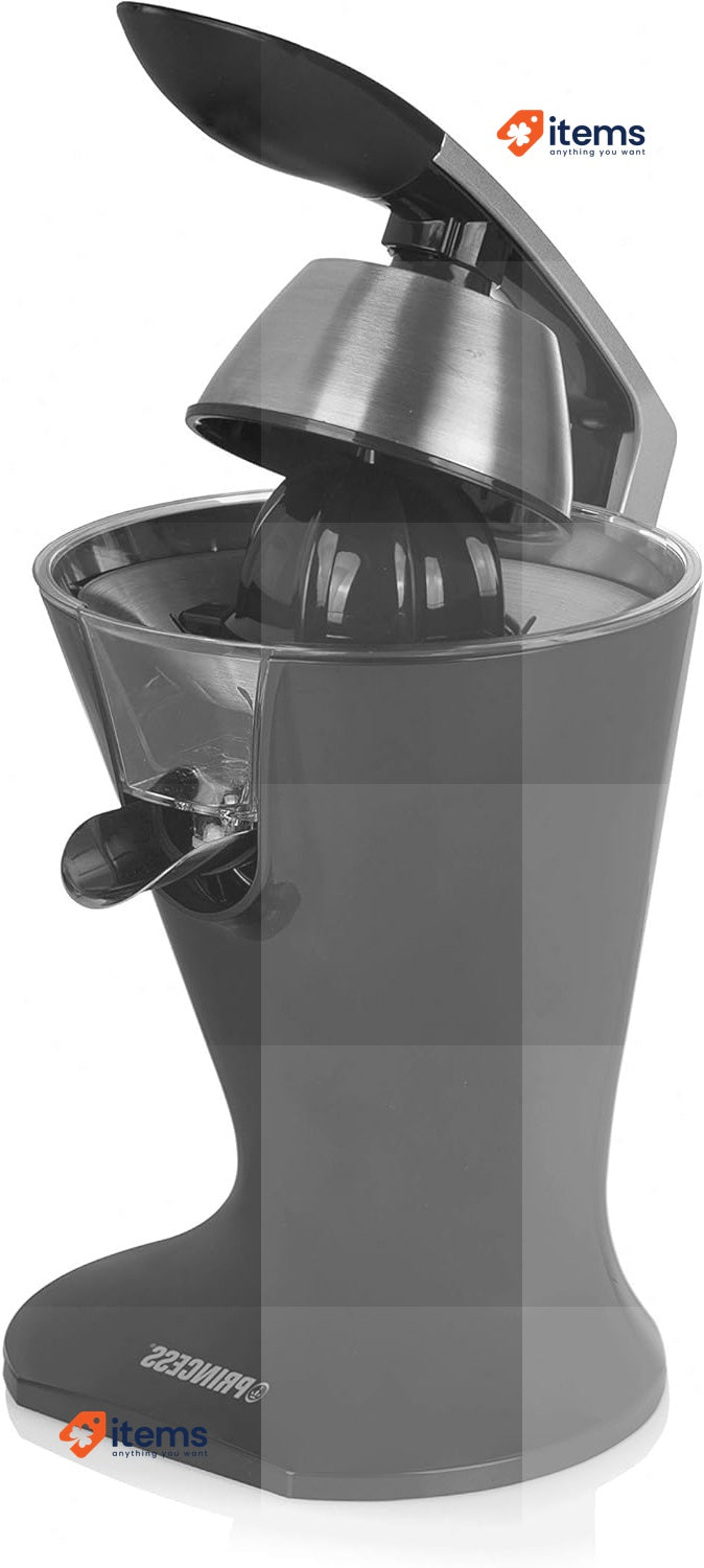 Princess Citrus Juicer - Citrus Press with 2 Press Cones — Black — 201857