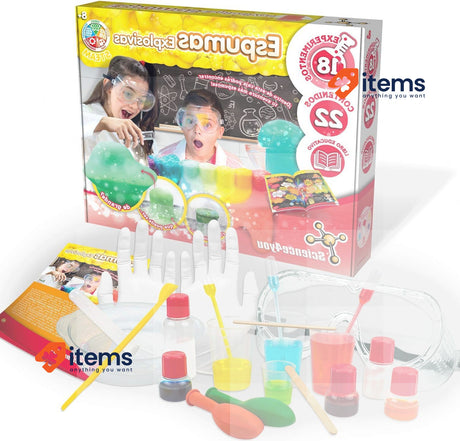 Science4you Explosive Foams Game & Toys Scientific Games Includes Experiments