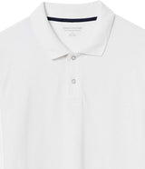 Amazon Essentials Men's Slim-Fit Long-Sleeve Pique Polo White, Size Medium