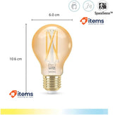 WiZ Tunable White [E27 Edison Screw] Smart Connected WiFi Amber Light Bulb