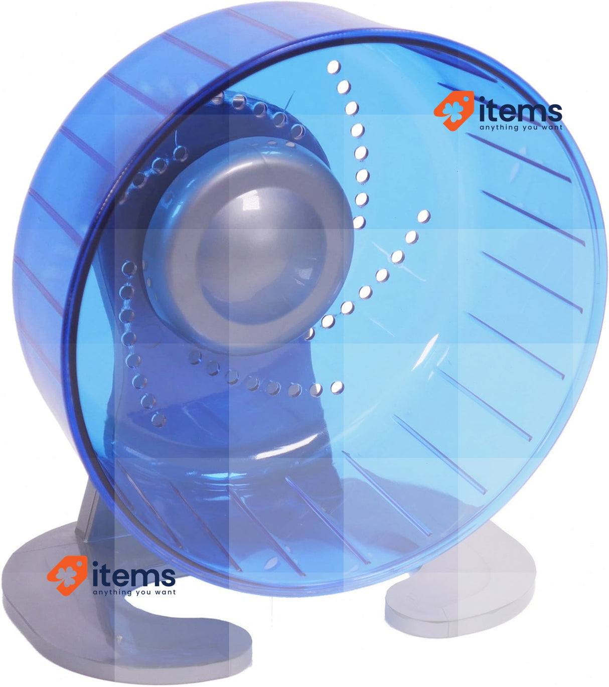 Rosewood Pico Exercise Wheel for Hamsters with Stand, Blue  17cm Diameter