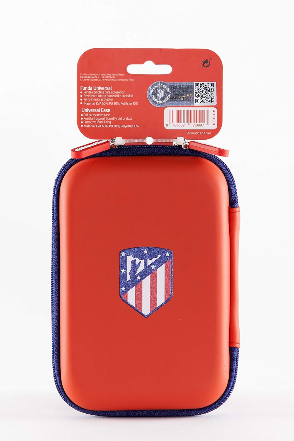 FRIENDLY LICENSE Universal Atletico de Madrid case for HDD Red