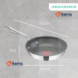 Tefal Jamie Oliver Frying Pan Induction Compatible Non-Stick Stainless Steel