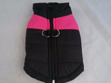 FEimaX Dog Coat Waterproof Winter Warm Jacket Puppy Vest M Pink D-ring Outdoor