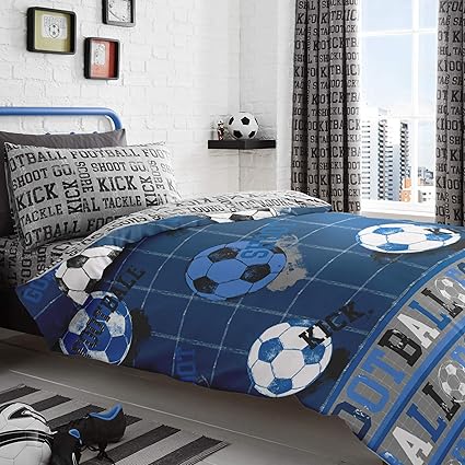 Bedlam Set, Cotton, Blue, Single, W135cm x L200cm