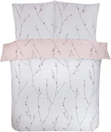 Sleepdown Willow Floral Blush Pink Soft 135cm x 200cm + 1 Pillowcase 80cmx80cm