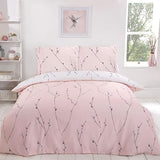 Sleepdown Willow Floral Blush Pink Soft 135cm x 200cm + 1 Pillowcase 80cmx80cm