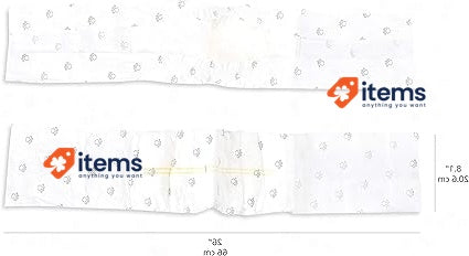 Amazon Basics Male Dog Wrap, Disposable Nappies - M, Pack of 50, White