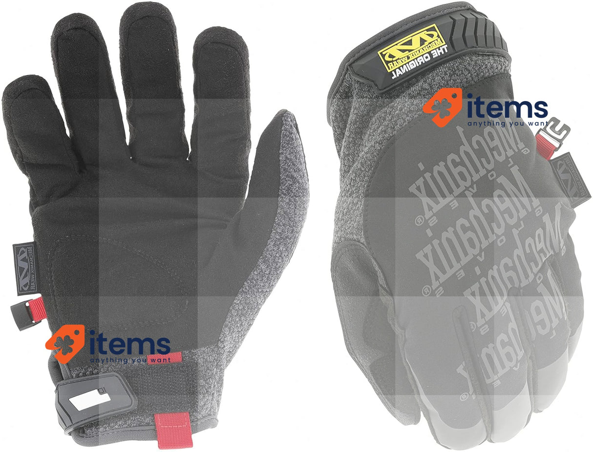 Mechanix Wear ColdWork™ Original Winter Safety Work Gloves Medium, Black/Grey