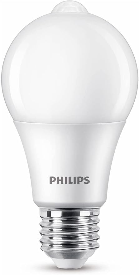 Philips LED Premium Sensor Frosted Light Bulb [E27 Edison Screw]