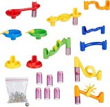 Relaxdays 10031064 Marble Run 120-Piece Starter Set for 3 Years, Colourful