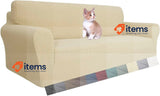 MAXIJIN Super Stretch 3 Seater Sofa Cover Beige