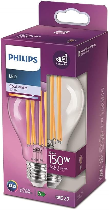 Philips LED Premium Classic A67 Clear Light Bulb Non-Dimmable