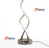 BarcelonaLED Modern Table Light with Dual Spiral Propeller Light LED